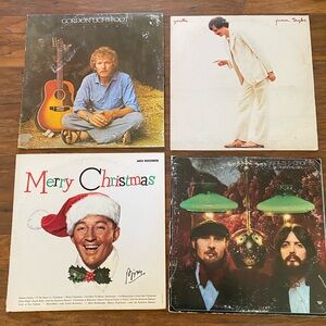 Bundle of Vintage Vinyl Seals & Crofts James Taylor Bing Crosby Gordon Lightfoot